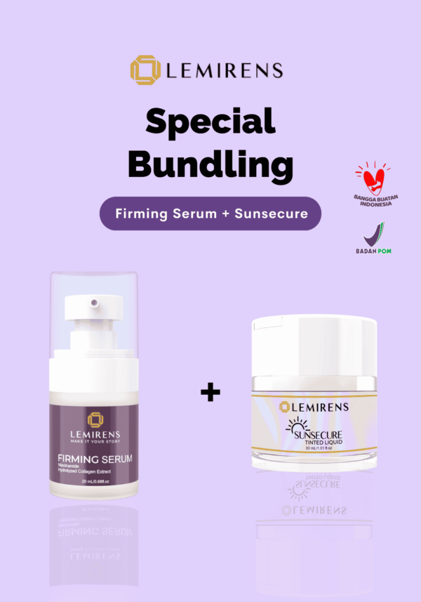 Bundling firming serum dan sunsecure