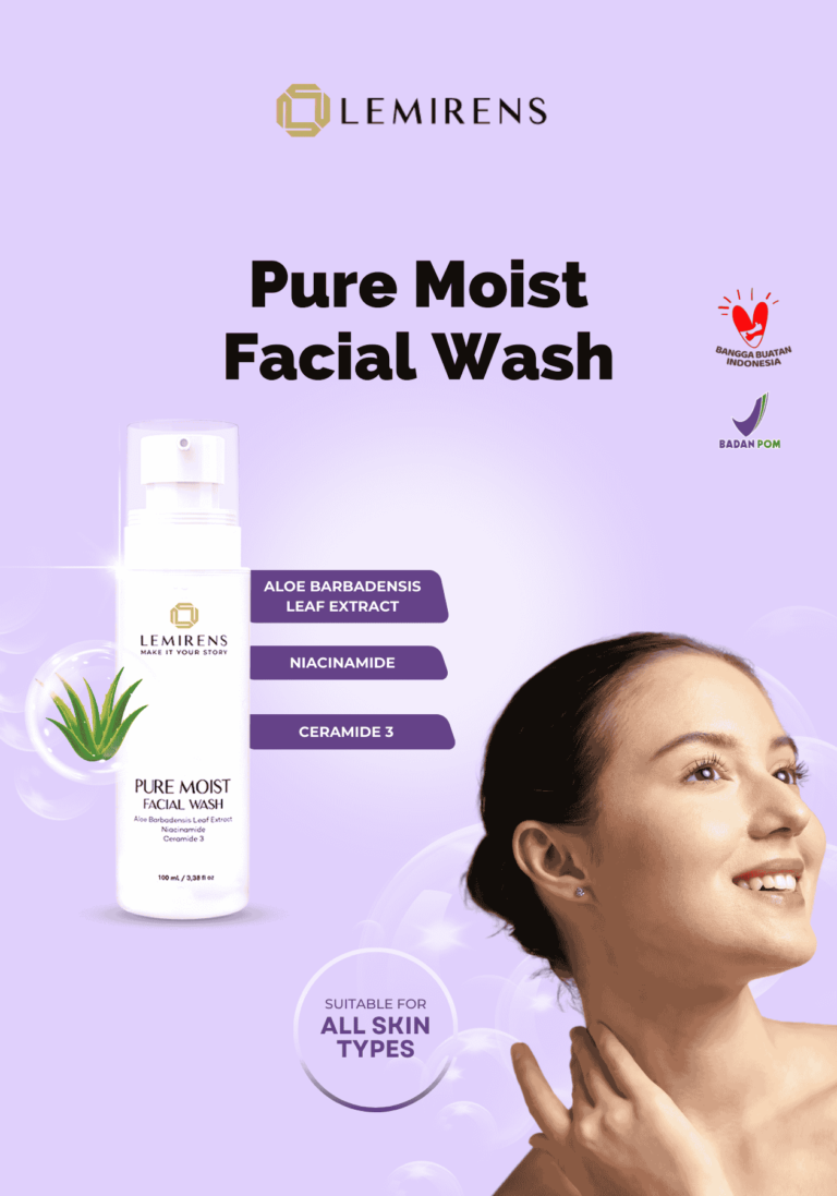 Skincare Untuk Busui, Facial Wash Berjerawat, Serum Untuk Bruntusan, Serum Buat Bruntusan, Skincare Buat Bruntusan, Skincare Untuk Bruntusan, Sunscreen Kulit Sensitif, Sunscreen Paling Bagus, Paket Skincare Bpom, Face Wash Jerawat -pure-moist-facial-wash